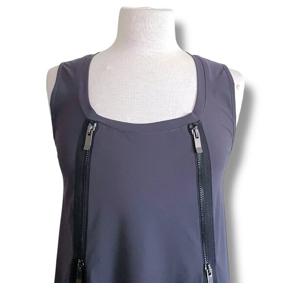MC Planet by Innate Womens Dress US Sz 8 Gray Lagenlook Minimalist Art To Wear - Picture 4 of 11